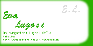 eva lugosi business card